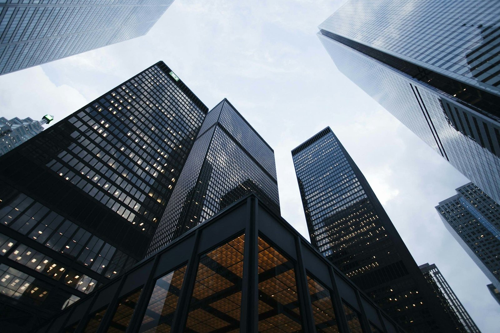 Modern corporate skyscraper architecture
